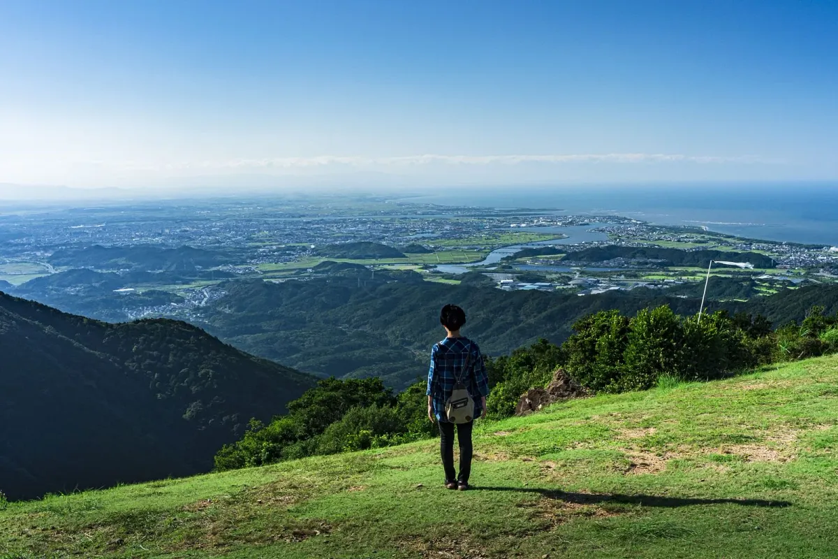 朝熊山頂からの市街地眺望