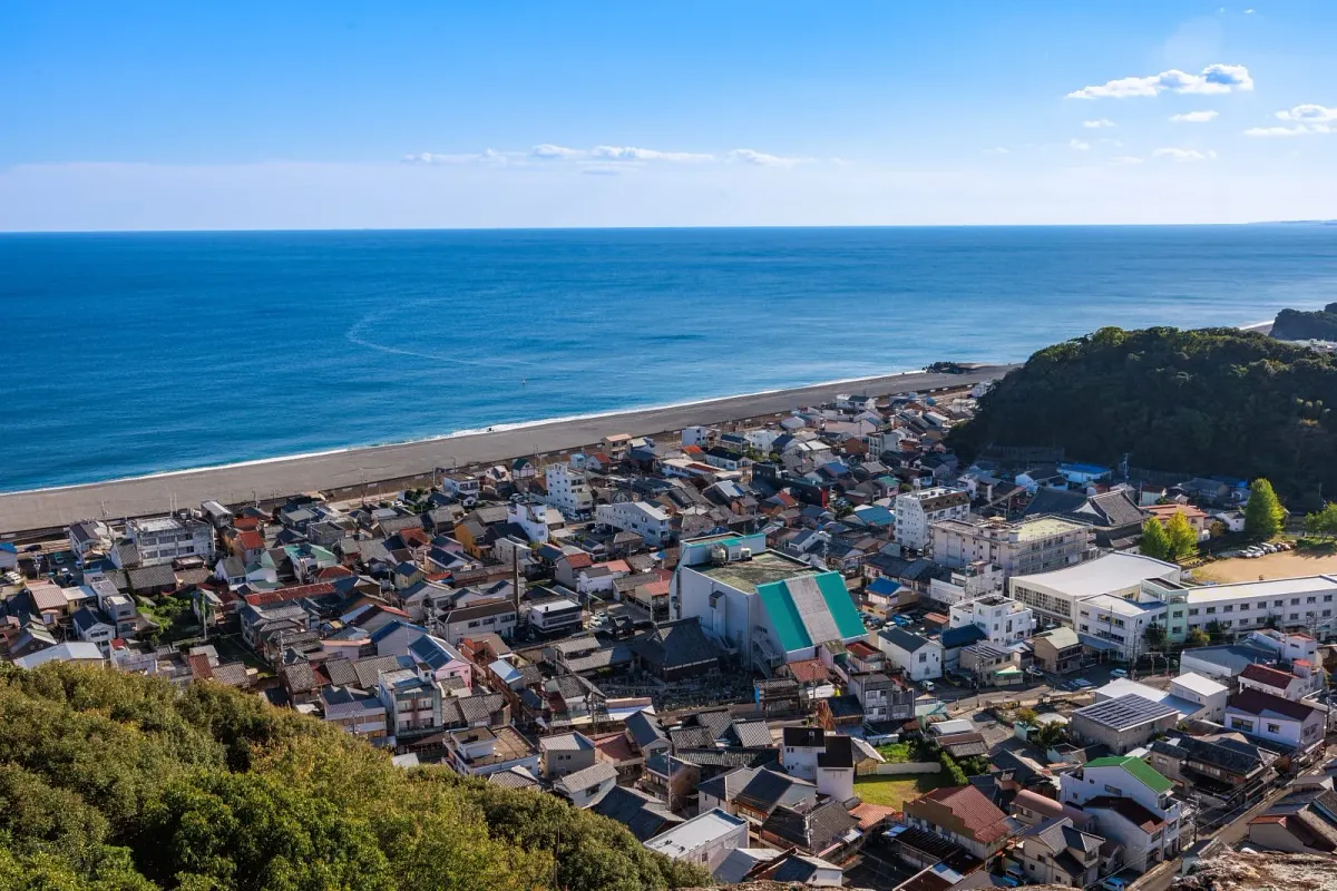 華城山から望む七里御浜
