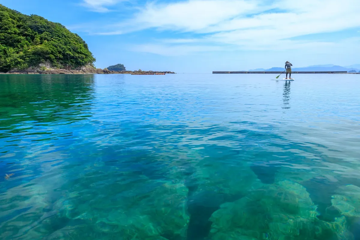 城ノ浜ビーチのSUP