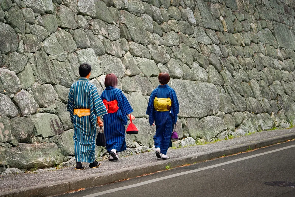 松坂城跡の二ノ丸を支える石垣