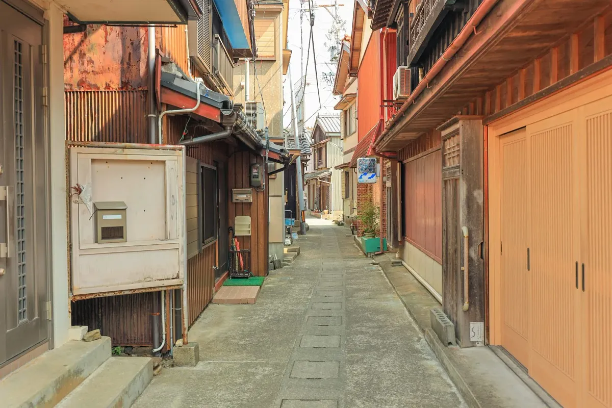 坂手島の路地